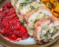 The Happy Thanksgiving Wild Turkey Roll Stuffed With Love