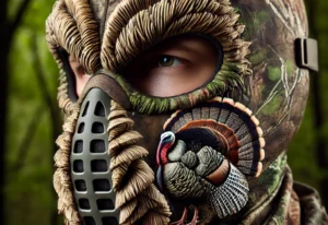 turkey hunter, mossy oak with great quality and fast shipping, one size fits, gloves are sold as stock, deer shirt also one size stock